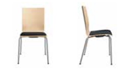 Besprechungsstuehle drei Gestelle acht Formen der Sitzschale Sitzpolster
