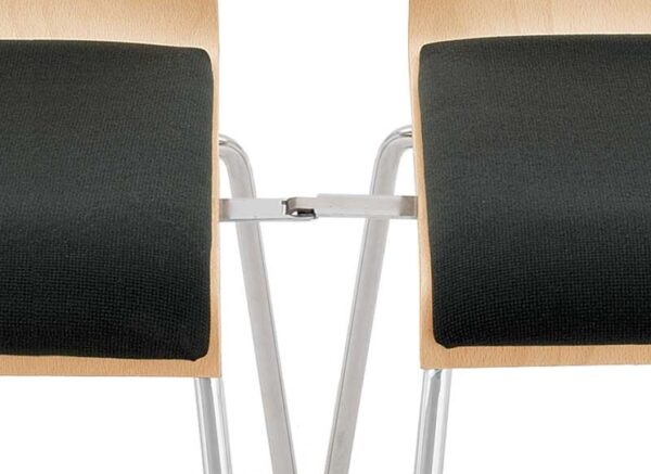 Reihenverbindung für Seminarstuhl mit Holzsitzschale BSC301 Reihenverbindung für Seminarstuhl mit Holzsitzschale BSC301