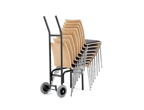 Stuhlstapelkarre, Transporthilfe für Holzschalenstühle BSC301 Stuhlstapelkarre, Transporthilfe für Holzschalenstühle BSC301