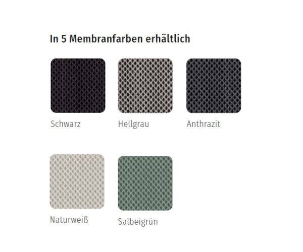 SQ2-33 Netzfarben der Rückenlehne SQ2-33 Netzfarben der Rückenlehne