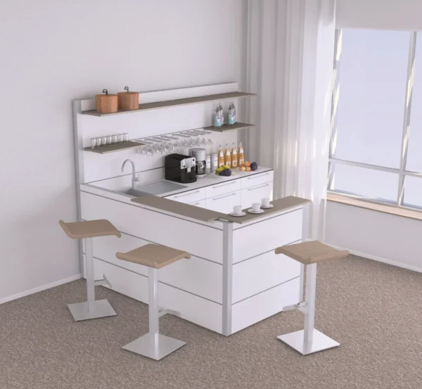 Cateringmoebel als Bistrokitchen Meeting point Cateringmoebel als Bistrokitchen